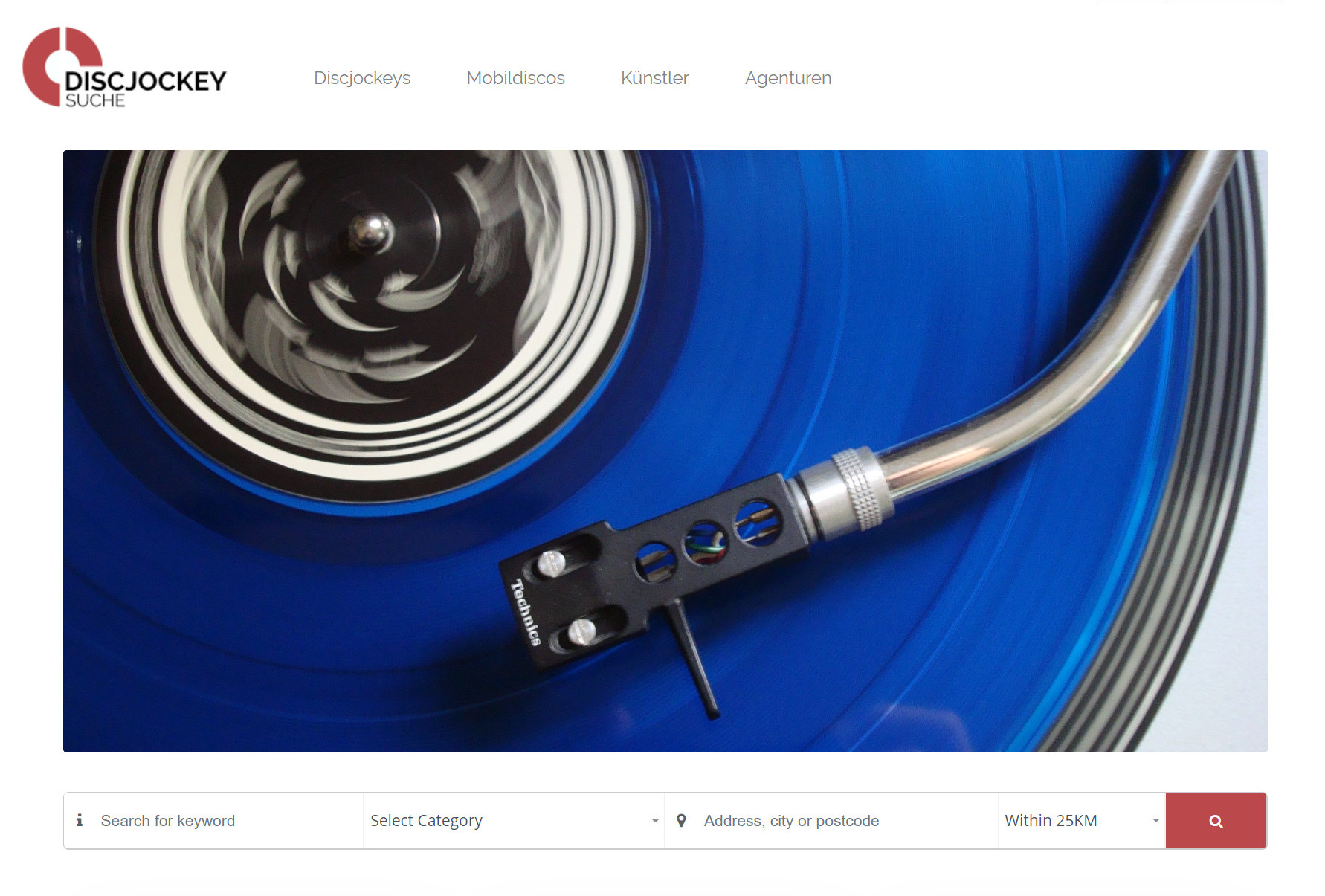 Discjockey-Suche.de - modernes Online-Verzeichnis für DJs, Mobildiscos, Künstler und Agenturen aus Deutschland, Österreich und der Schweiz